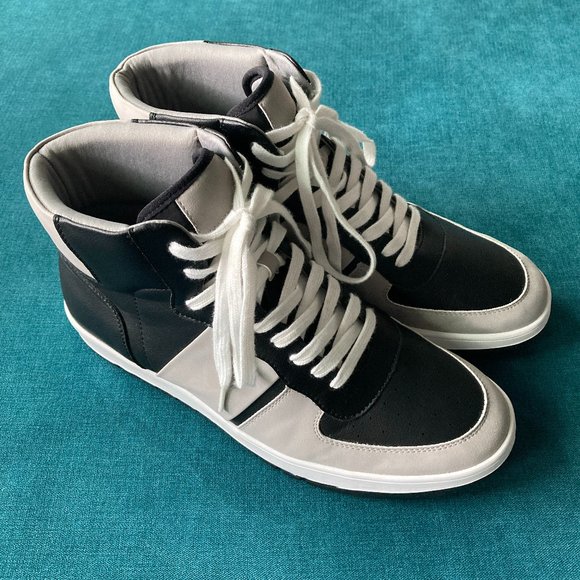 Call It Spring Other - Call It Sprint Men's Kosara Grey and Black High Top Lace- Up Sneakers Size 11